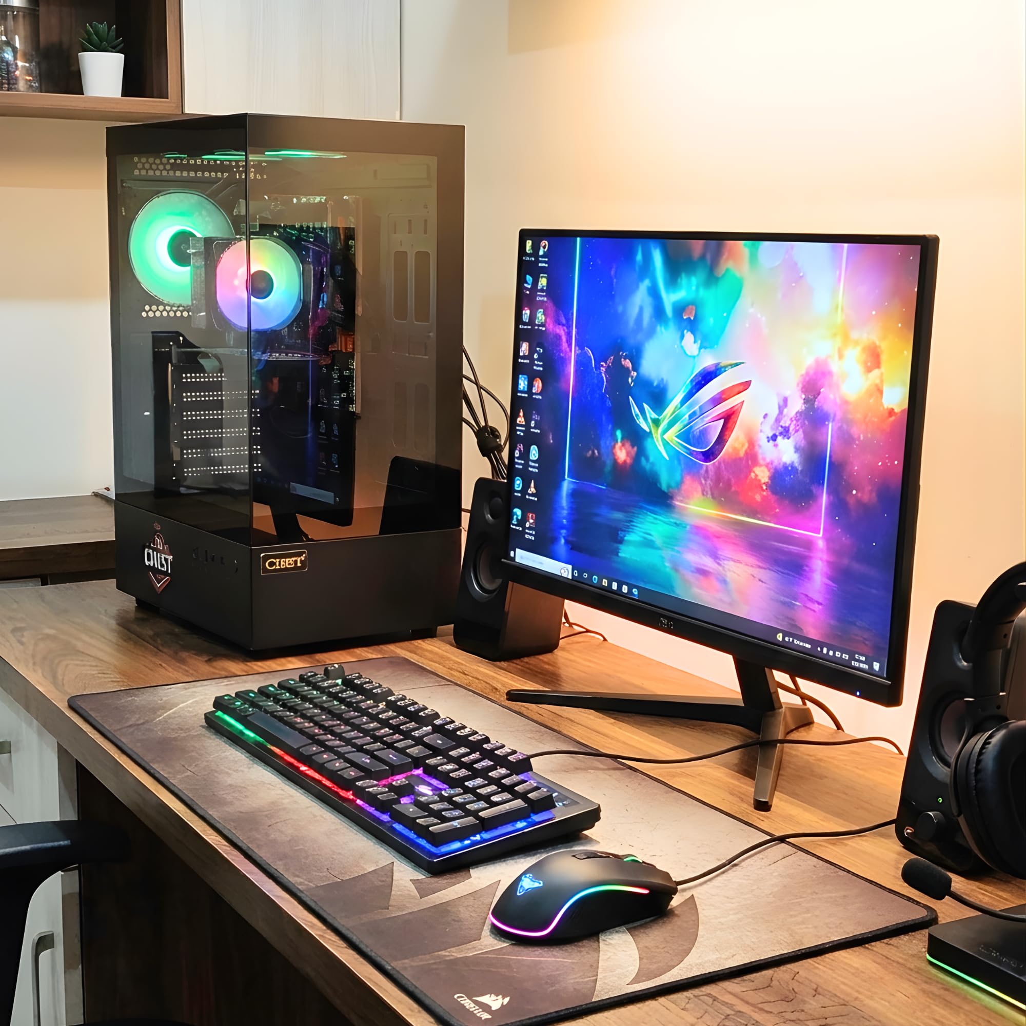 CHIST Core I5 7TH Gen Desktop Complete Computer System Full Setup